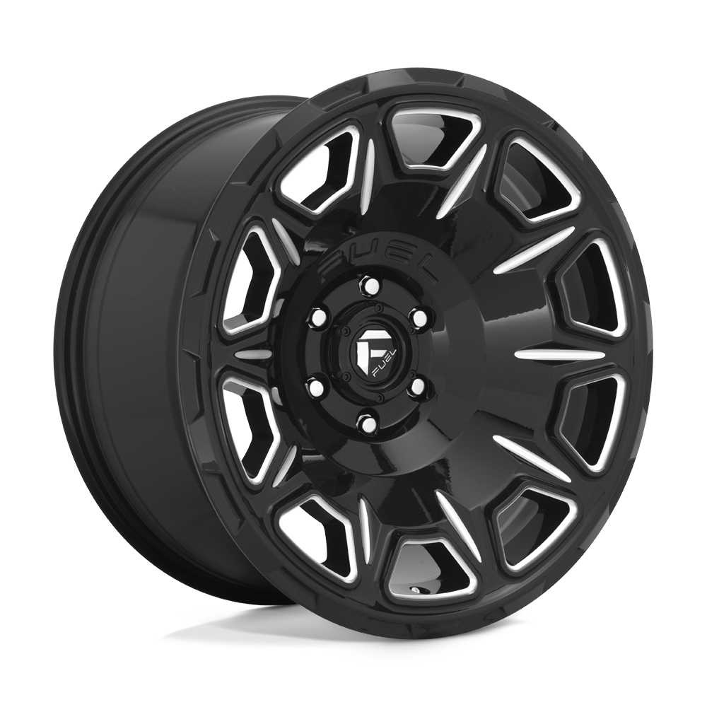 Fuel 1 Pc D688 Vengeance Gloss Black Milled