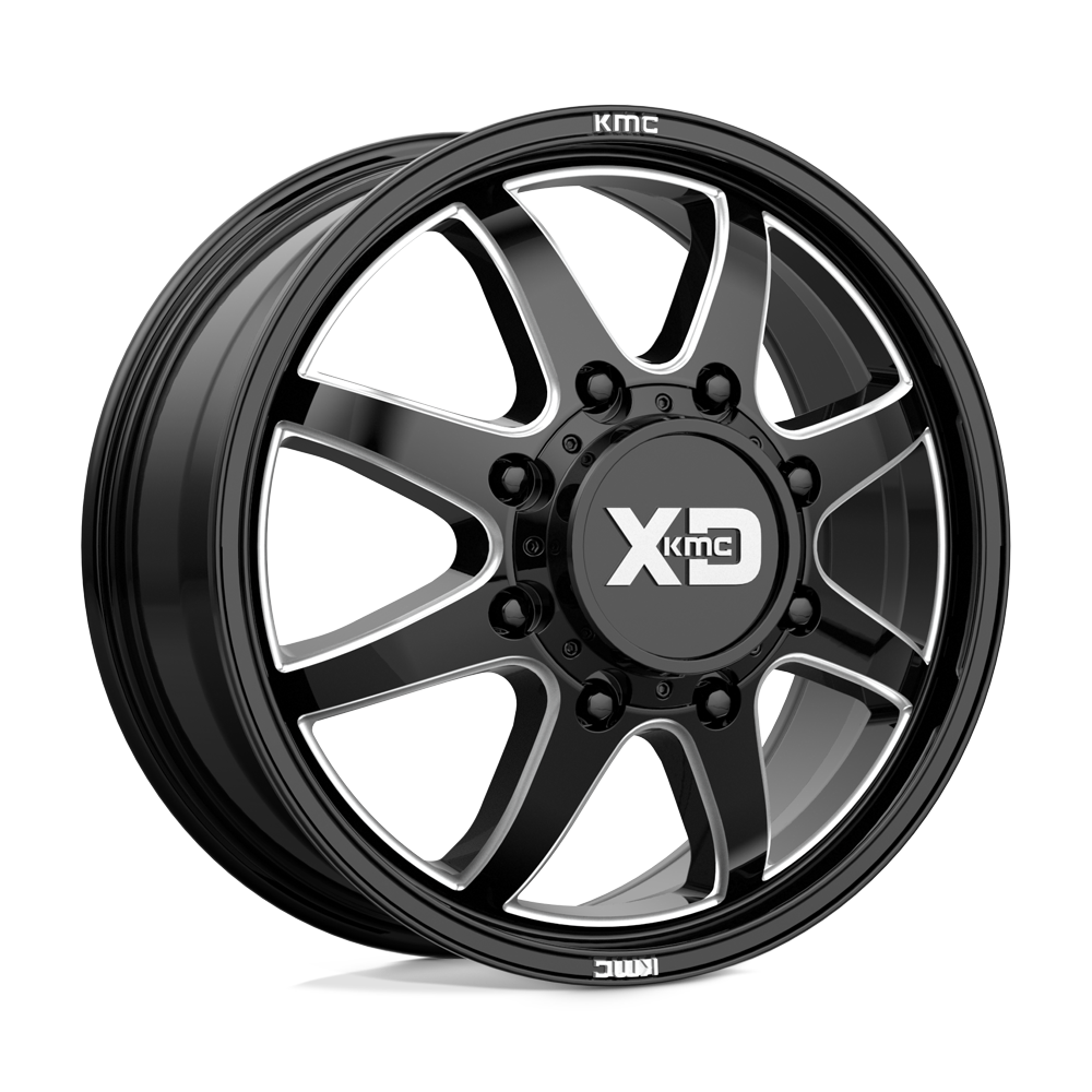 Xd Xd845 Pike Dually Gloss Black Milled Front