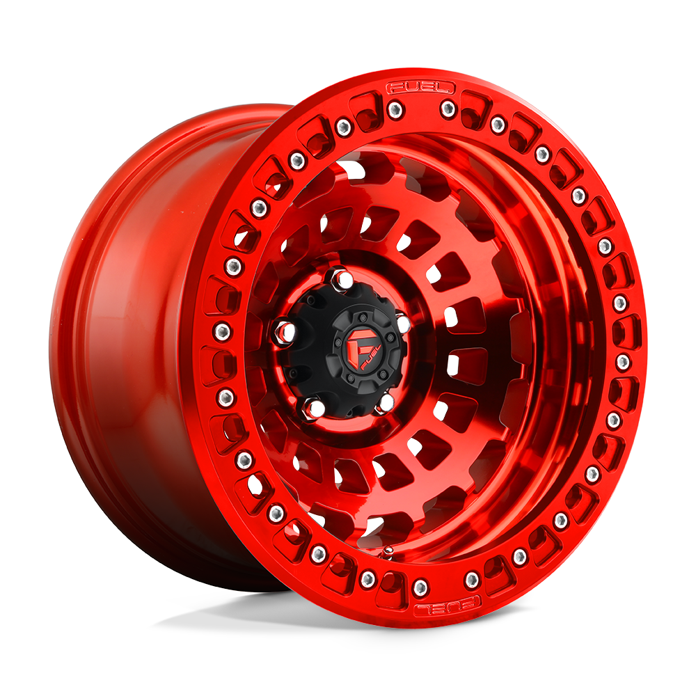 Fuel 1 Pc D100 Zephyr Beadlock Candy Red