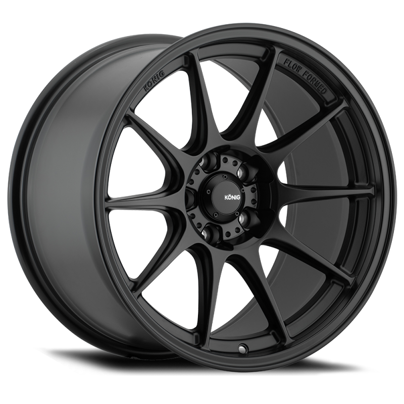 Konig Dekagram 18x8.5 5x114.3 ET35 Semi-Matte Black