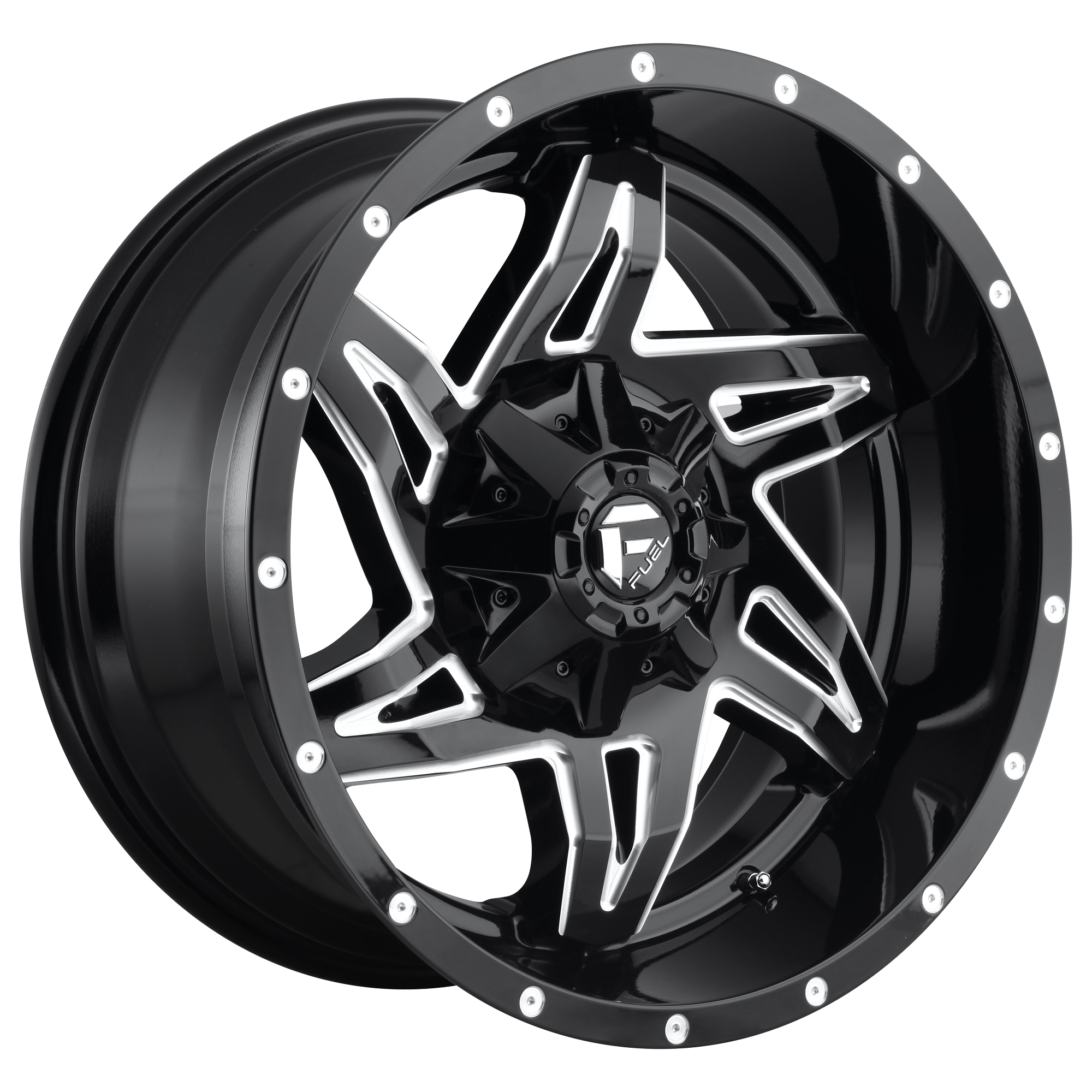 Fuel 1 Pc D613 Rocker Gloss Black Milled