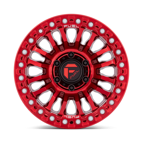 FC125 Rincon Beadlock Cast Aluminum Wheel in Candy Red Finish from Fuel Wheels - View 5