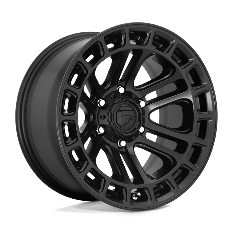 D718 Heater Cast Aluminum Wheel in Matte Black Finish from Fuel Wheels - View 1