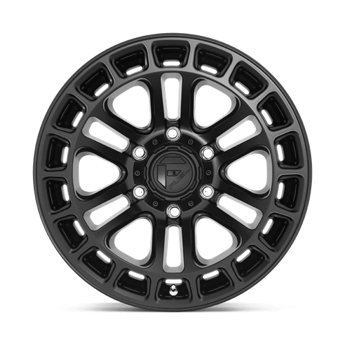 D718 Heater Cast Aluminum Wheel in Matte Black Finish from Fuel Wheels - View 5