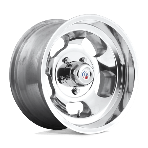 U101 INDY Cast Aluminum Wheel in High Luster Polished Finish from US Mags Wheels - View 2