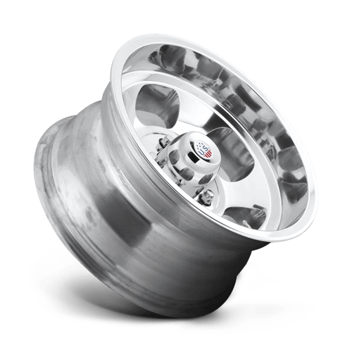 U101 INDY Cast Aluminum Wheel in High Luster Polished Finish from US Mags Wheels - View 3