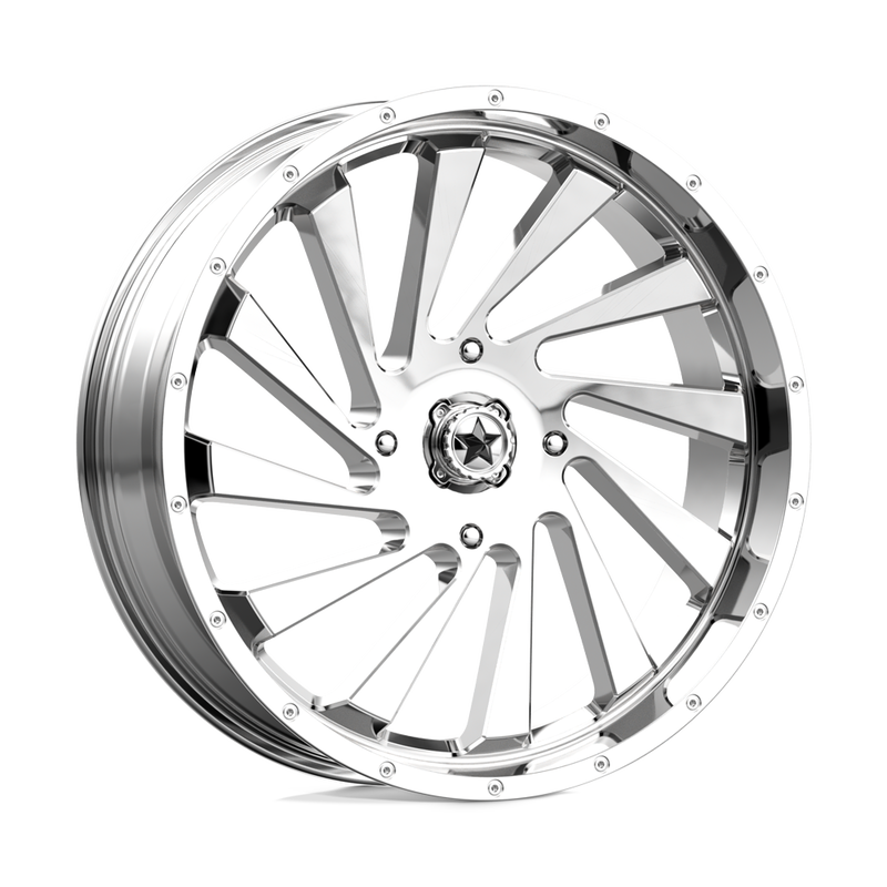 M46 Blade Cast Aluminum Wheel in Chrome Finish from MSA Offroad Wheels - View 1