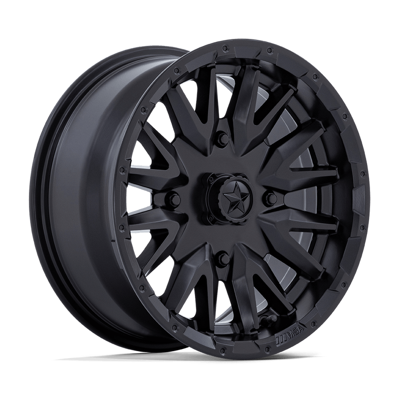 M49 Creed Cast Aluminum Wheel in Matte Black Finish from MSA Offroad Wheels - View 1
