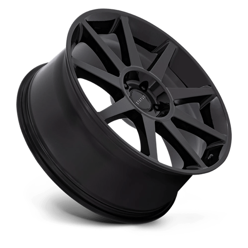 Mammoth Cast Aluminum Wheel in Gloss Black Finish from Status Wheels - View 3